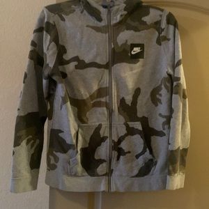 Camouflage Nike Sweatshirt with Hood